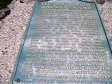 CR 48 DeSoto Trailhead - Battle of Wahoo Swamp Plaque Sumter CR 48 DeSoto Trailhead - Battle of Wahoo Swamp Plaque.jpg