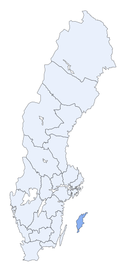 Contea de Gotland - Localizazion