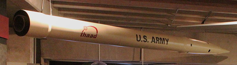 File:THAAD Interceptor - USSRC Military exhibit north.jpg