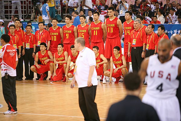 Team China in 2008 Olympics.