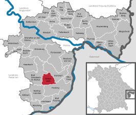 Kaart van Tettenweis