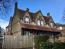 The Lodge, which houses Nursery and Infant pupils. The Lodge, Cathedral School, Llandaff, March 2019 (2).jpg