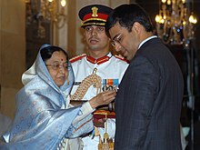 World Chess Champion Viswanathan Anand with his wife Aruna and mother  Sushila at the