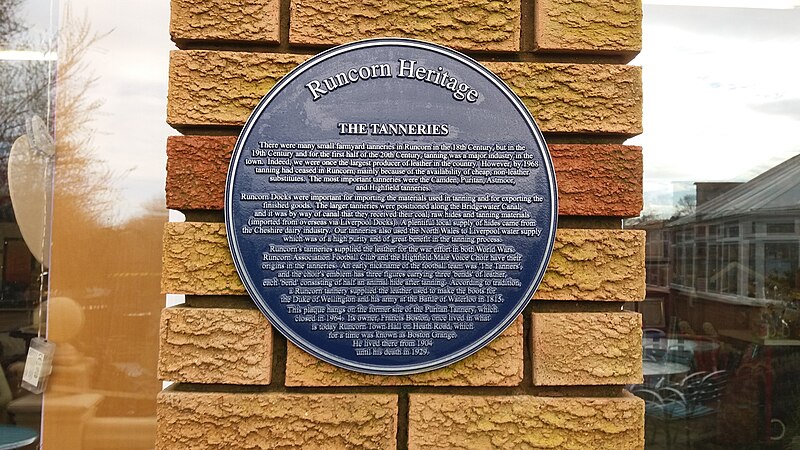 File:The Tanneries plaque.jpg