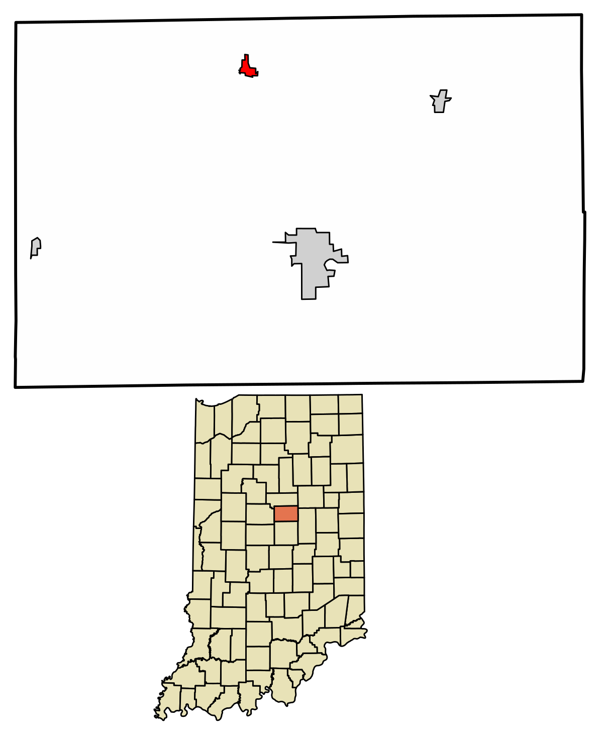 File:Tipton County Indiana Incorporated and Unincorporated areas