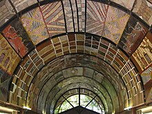 Ceiling of a Tiwi Island art gallery and studio, 2011