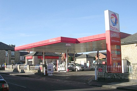 A total filling station in Wetherby, West Yorkshire.