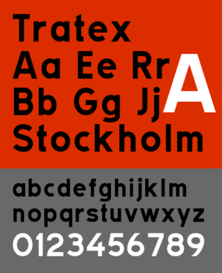 <span class="mw-page-title-main">Tratex</span> Typeface