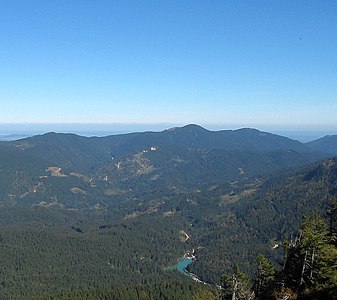 from left: summits Wolfskopf, Hohe Bleick, Hochwildfeuerberg