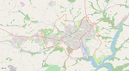 Map of Truro  City/parish border   Forestry   Countryside   Urban area