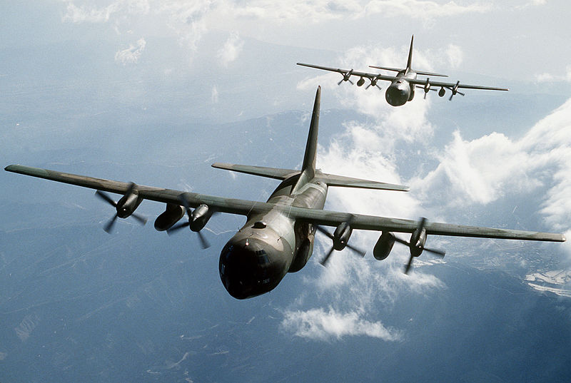 File:Two C-130E Hercules aircraft flying over mountainous terrain DF-ST-82-04067.jpg