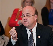 McGovern in 2013, addressing the Food Policy session of the United States Conference of Mayors in Washington D.C. U.S. Representative Jim McGovern - Food Policy address, Jan 2013.jpg