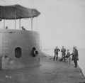 USS Monitor after Battle of Hampton Roads