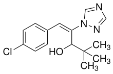 Structural formula of Uniconazole