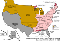 1819-1820: dopoguerra del 1812