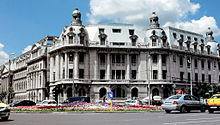 The University of Bucharest was opened in 1864 Universitatea din Bucuresti din Piata Universitatii.jpg
