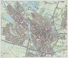 Contemporary map of Utrecht