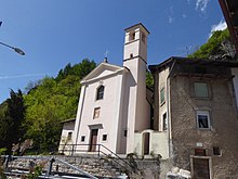 La chiesa della Madonna del Monte Carmelo, nella frazione di Valduga