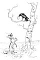 Vimar - Fables de La Fontaine - 01-02 . Le corbeau et le renard.jpg
