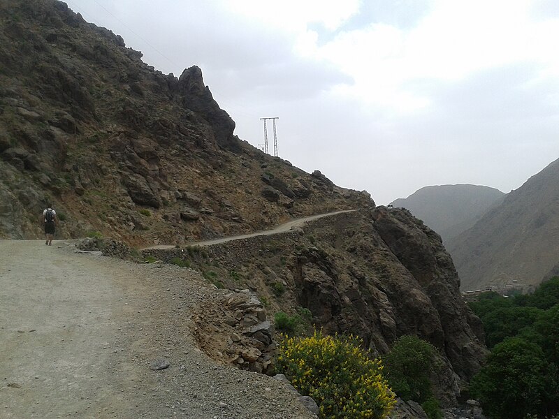 File:Way down from toubkal.jpg