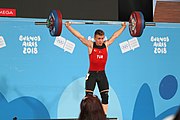 Deutsch: Gewichtheben bei den Olympischen Jugendspielen 2018; Tag 2, 10. Oktober 2018; Jungen 62 kg English: Weightlifting at the 2018 Summer Youth Olympics at 8 October 2018 – Boys' 62 kg