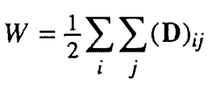 Conversion formula between Weiner Number and Distance Matrix WeinerNumtoDistanceMatrix.png