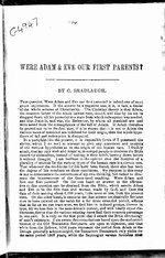 Miniatuur voor Bestand:Were Adam &amp; Eve our first parents?.pdf