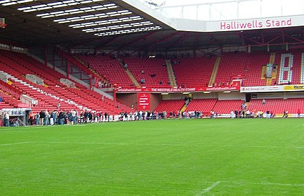 The new Bramall Lane corner, with South Stand (left) and Bramall Lane End (right)