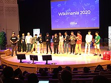 2020 edition presentation in Wikimania 2019 Wikimania 2019 in Stockholm.251.jpg