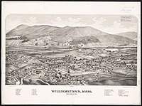 Print of Williamstown from the 1880s