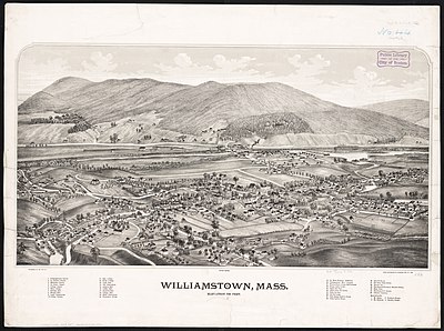 Print of Williamstown from the 1880s