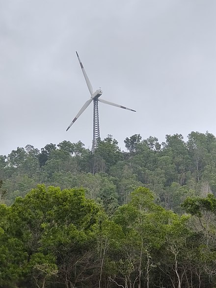 Wind Turbines on the hills of Tirumala