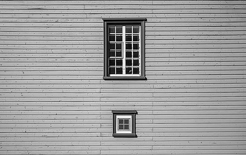 Windows in Quebec city, Canada