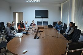 Workshop for the students of Yerevan State Academy of Fine Arts, October 14, 2016