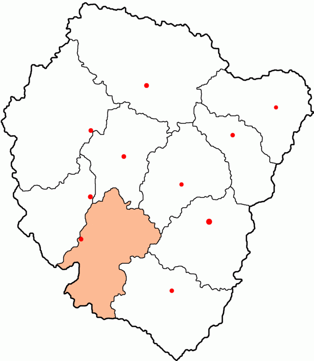 Угличский уезд на карте