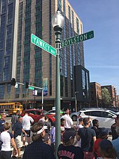 It's official, Yawkey Way is no more. Jersey Street has returned