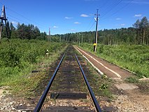 Вид в сторону рзд. Веркко.