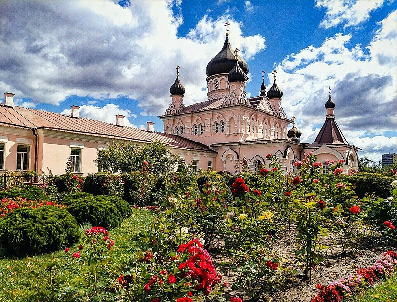 File:Церква Покрови Пресвятої Богородиці з келіями, корпус № 1, Свято-Покровського монастиря, Київ.jpg