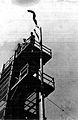 חניכים בראש המגדל במחנה הנוער העובד שנת 1934