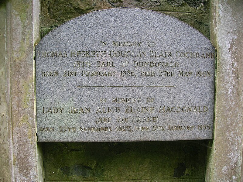 File:13th Earl of Dundonald's Memorial, Dundonald.JPG