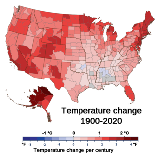 Climate change in the United States Emissions, impacts and responses of the United States related to climate change