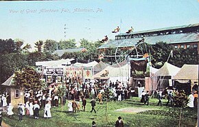 Allentown Fairgrounds, c. 1901 1901 - Allentown Fair Midway.jpg