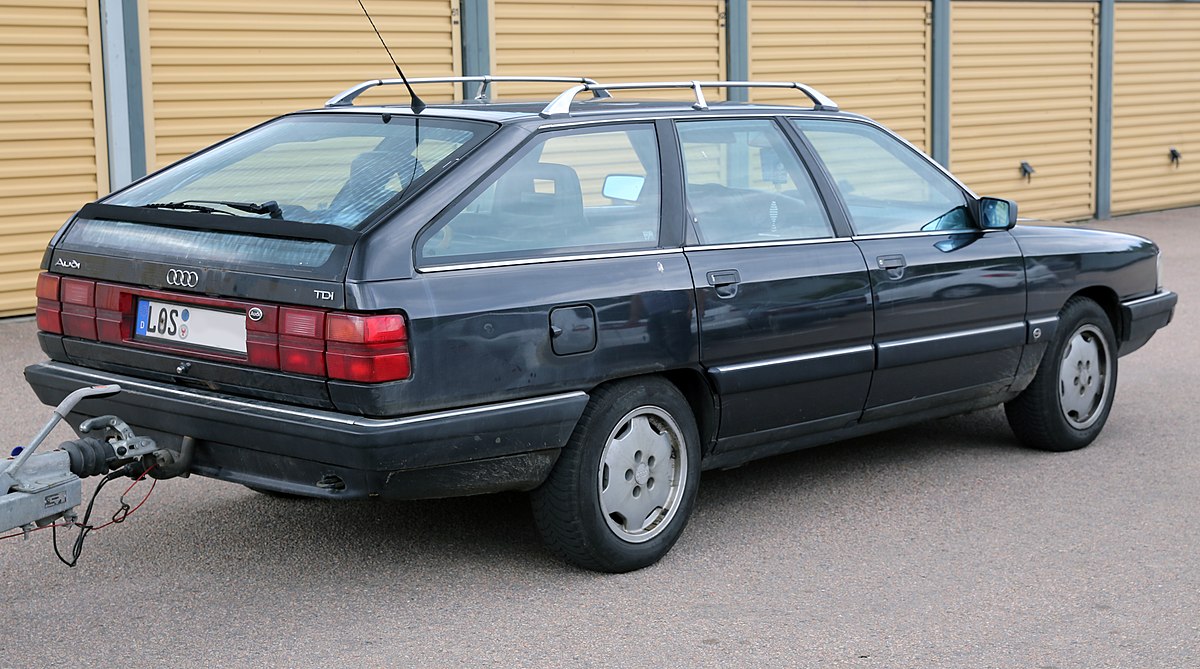 File:1990 Audi 100 Avant TDI rear.jpg - Wikimedia Commons