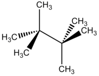 Tetramethylbutane maddesinin açıklayıcı görüntüsü