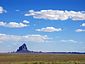 Shiprock as seen from a distance