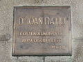 Statuia Dr. Ioan Raţiu din Turda Inscripție Piața 1 Decembrie 1918