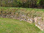 Caponnière tegenover de saillant van de couvreface