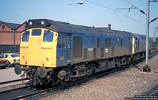 <span class="mw-page-title-main">British Rail Class 25</span> Diesel-electric railway locomotive used in Great Britain