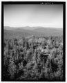 AERIAL VIEW TO THE SOUTH - North Mountain Lookout, Stanislaus National Forest, Groveland, Tuolumne County, CA HABS CAL,55-GROLA.V,2-2.tif