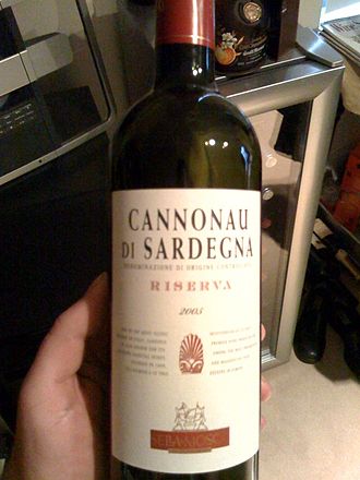 Pascale di Cagliari is a minor component permitted in the DOC wines of Cannonau di Sardegna. A 2005 Sella & Mosca Cannonau Di Sardegna Reserve.jpg